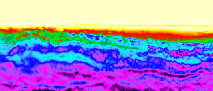 60Hz acoustic FWI Vp in-lines in the sub-salt strike direction, S-Cube Wintershall Dea Seismic Imaging